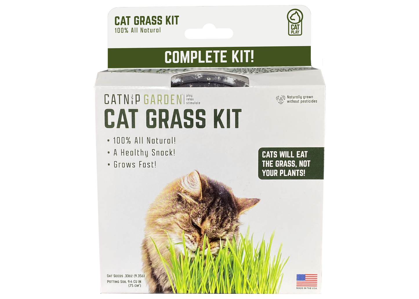 Multipet Catnip Garden Cat Grass Treat Kit for Cats