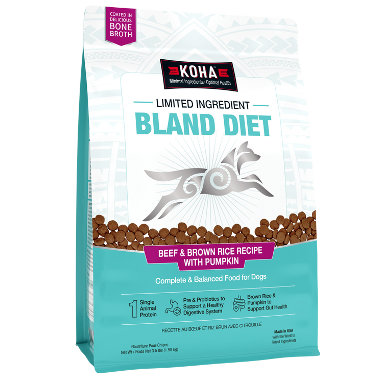 KOHA Limited Ingredient Bland Diet Beef & Brown Rice Recipe with Pumpkin Dry Dog Food