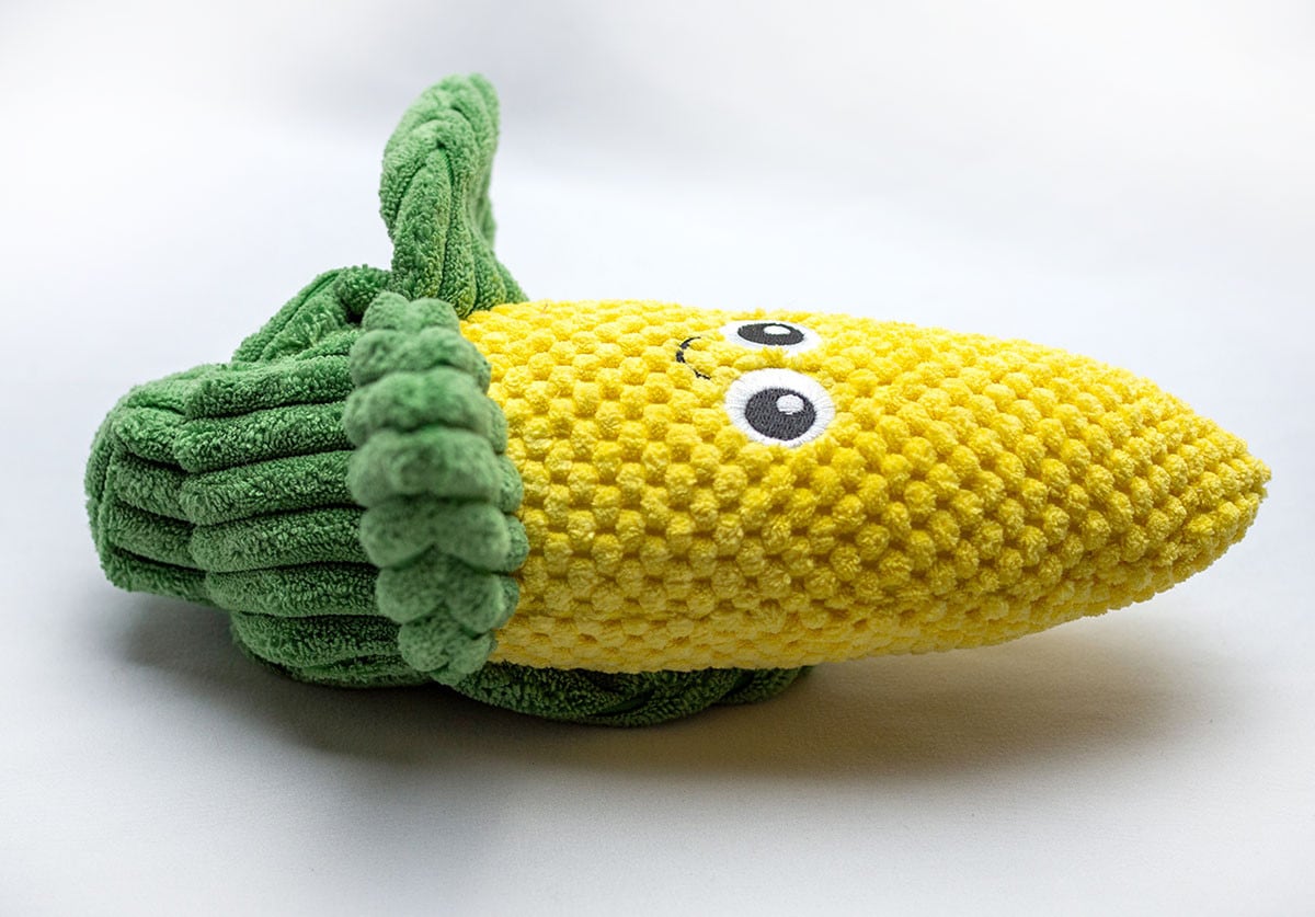 ThoozyPet Corn Plush Dog Toy