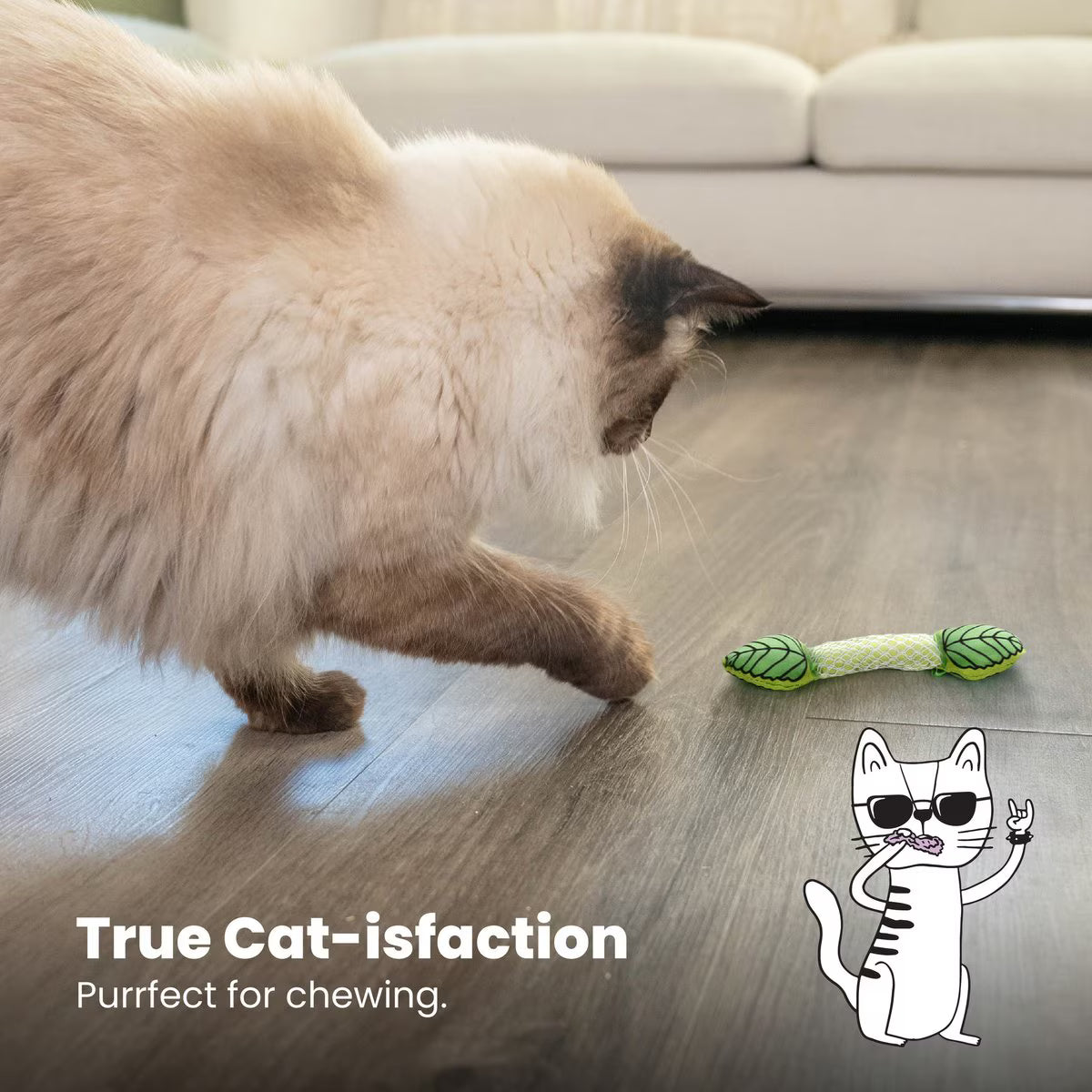Petstages Catstages Fresh Breath Mint Stick Cat Chew Toy