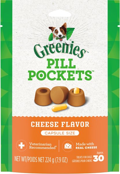 Greenies Pill Pockets Cheese Flavor Dog Treats