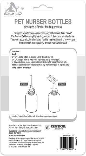 Four Paws Four Paws Pet Nurser Bottles for Dogs & Cats