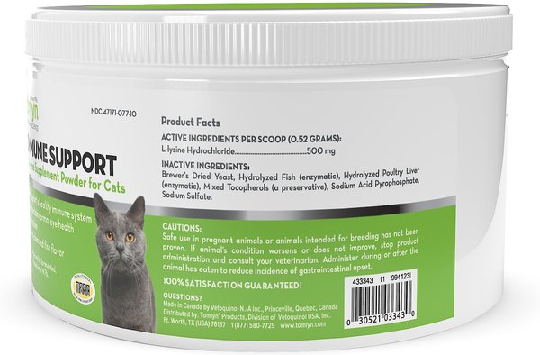 Tomlyn Immune Support L-Lysine Powder Supplement for Cats