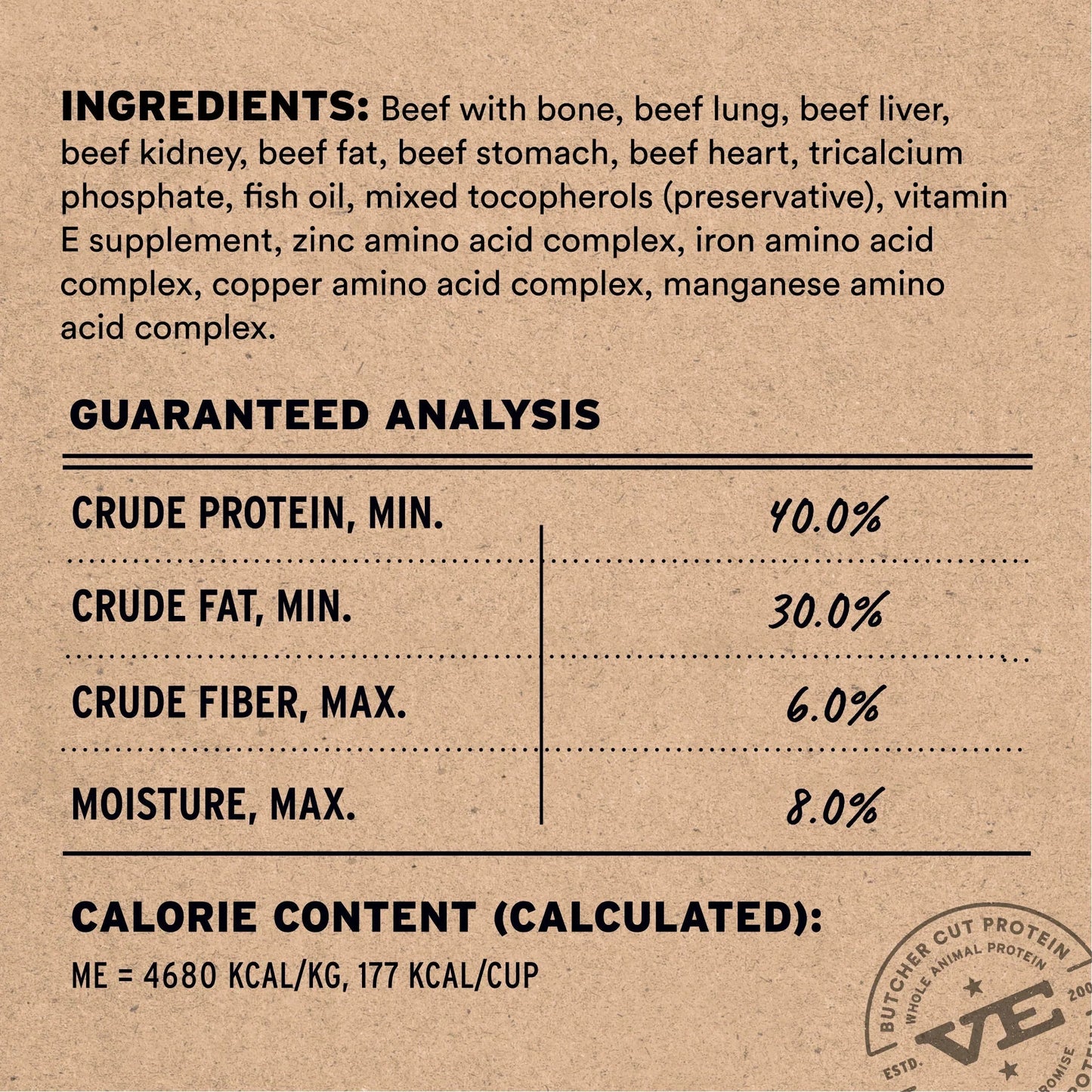 Vital Essentials Beef Entree Soft Nibs Freeze-Dried Raw Dog Food