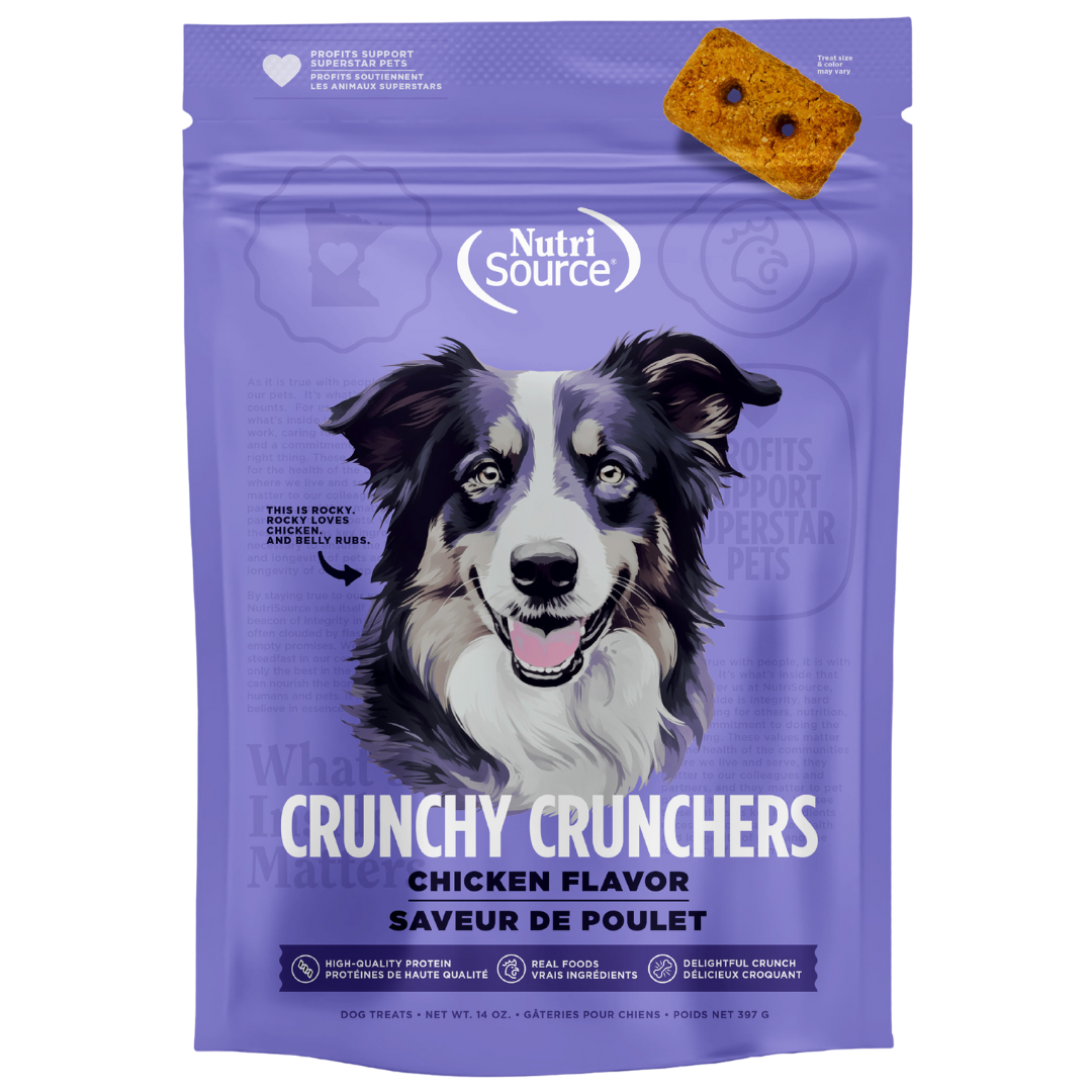 NutriSource Crunchy Crunchers Grain Free Chicken Dog Treats