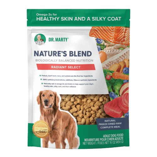 DR. MARTY Nature’s Blend Radiant Select Freeze Dried Raw Dog Food