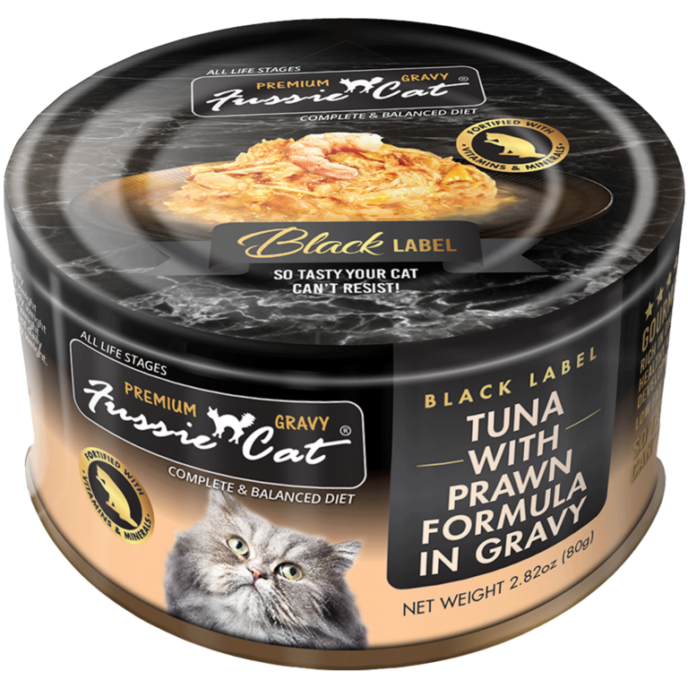 Fussie Cat Tuna with Prawns in Gravy Canned Cat Food