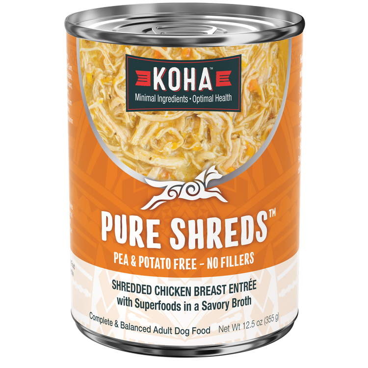 KOHA Pure Shreds Shredded Chicken Breast Entrée Canned Dog Food