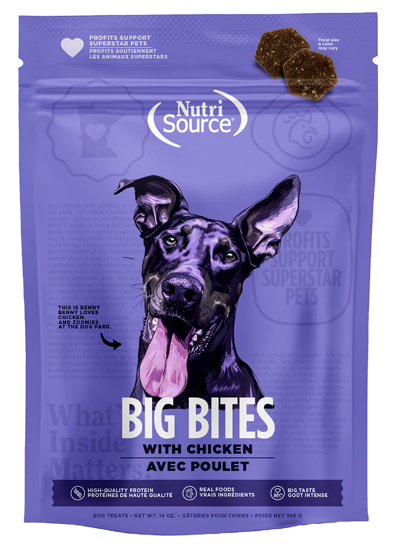 NutriSource Big Bites Chicken Dog Treats