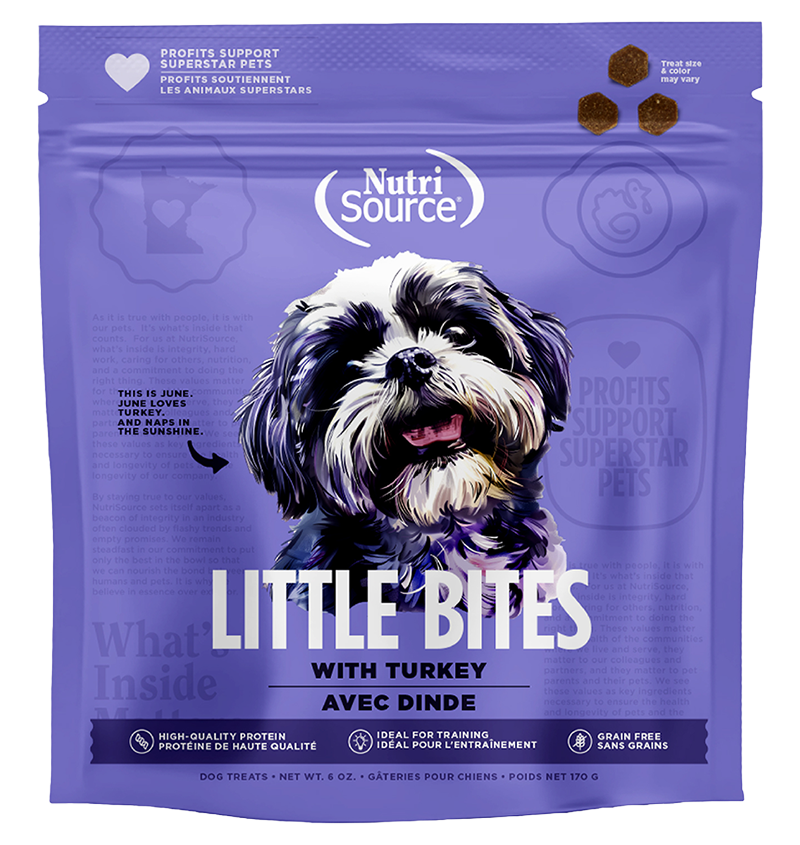 NutriSource Little Bites Grain Free Turkey Dog Treats
