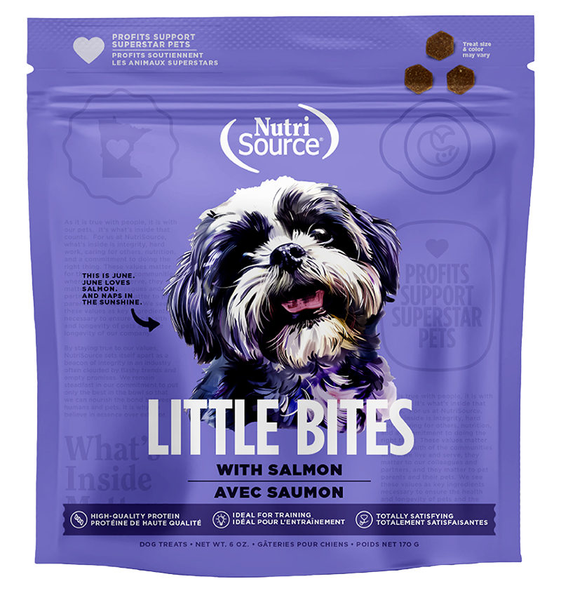 NutriSource Little Bites Salmon Dog Treats