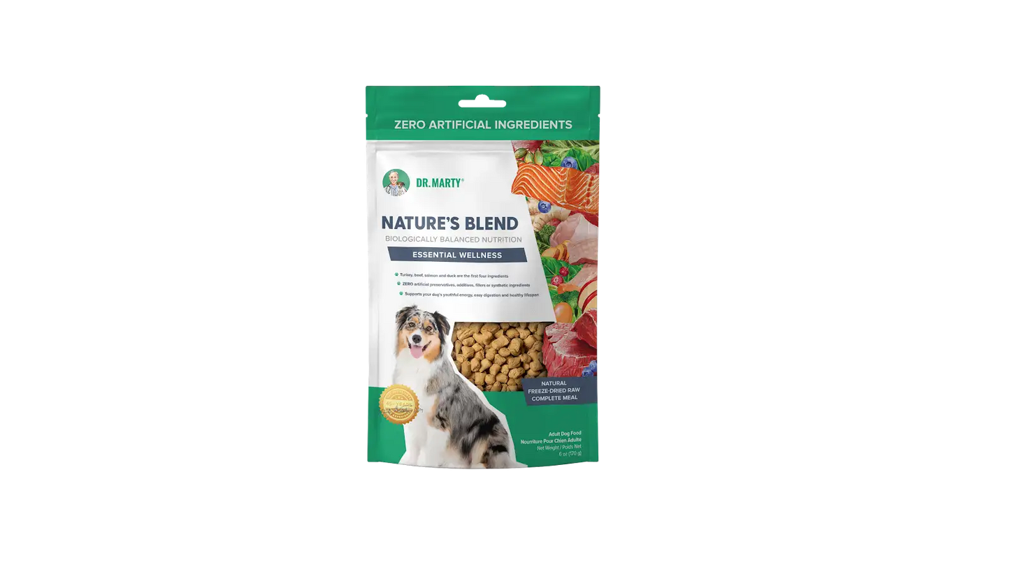 DR. MARTY Nature’s Blend Essential Wellness Freeze Dried Raw Dog Food
