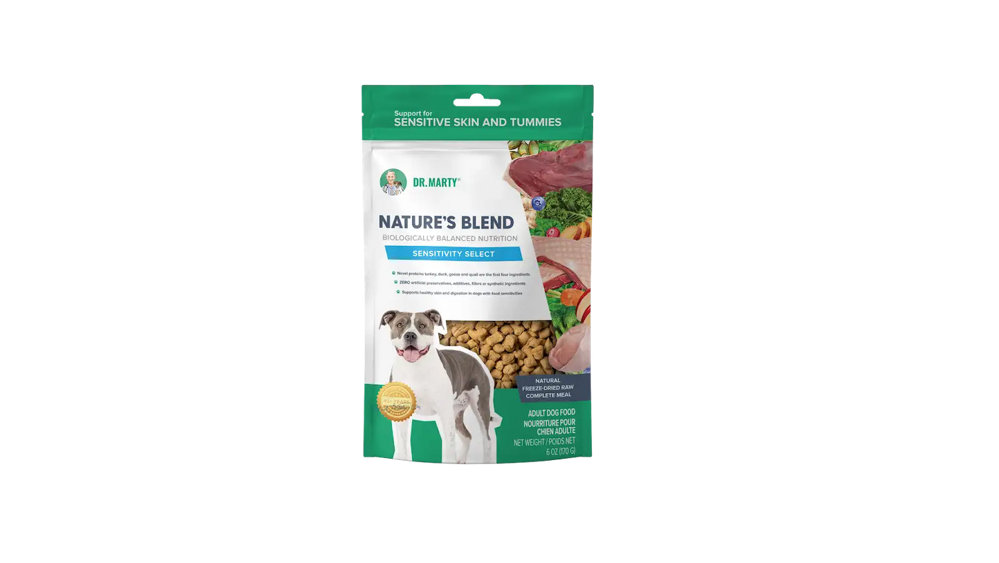 DR. MARTY Nature’s Blend Sensitivity Select Freeze Dried Raw Dog Food