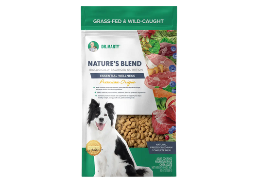 DR. MARTY Nature’s Blend Essential Wellness Premium Origin Freeze Dried Raw Dog Food