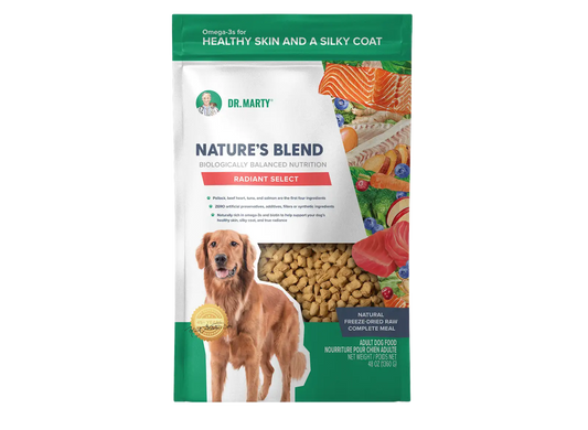 DR. MARTY Nature’s Blend Radiant Select Freeze Dried Raw Dog Food