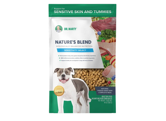 DR. MARTY Nature’s Blend Sensitivity Select Freeze Dried Raw Dog Food