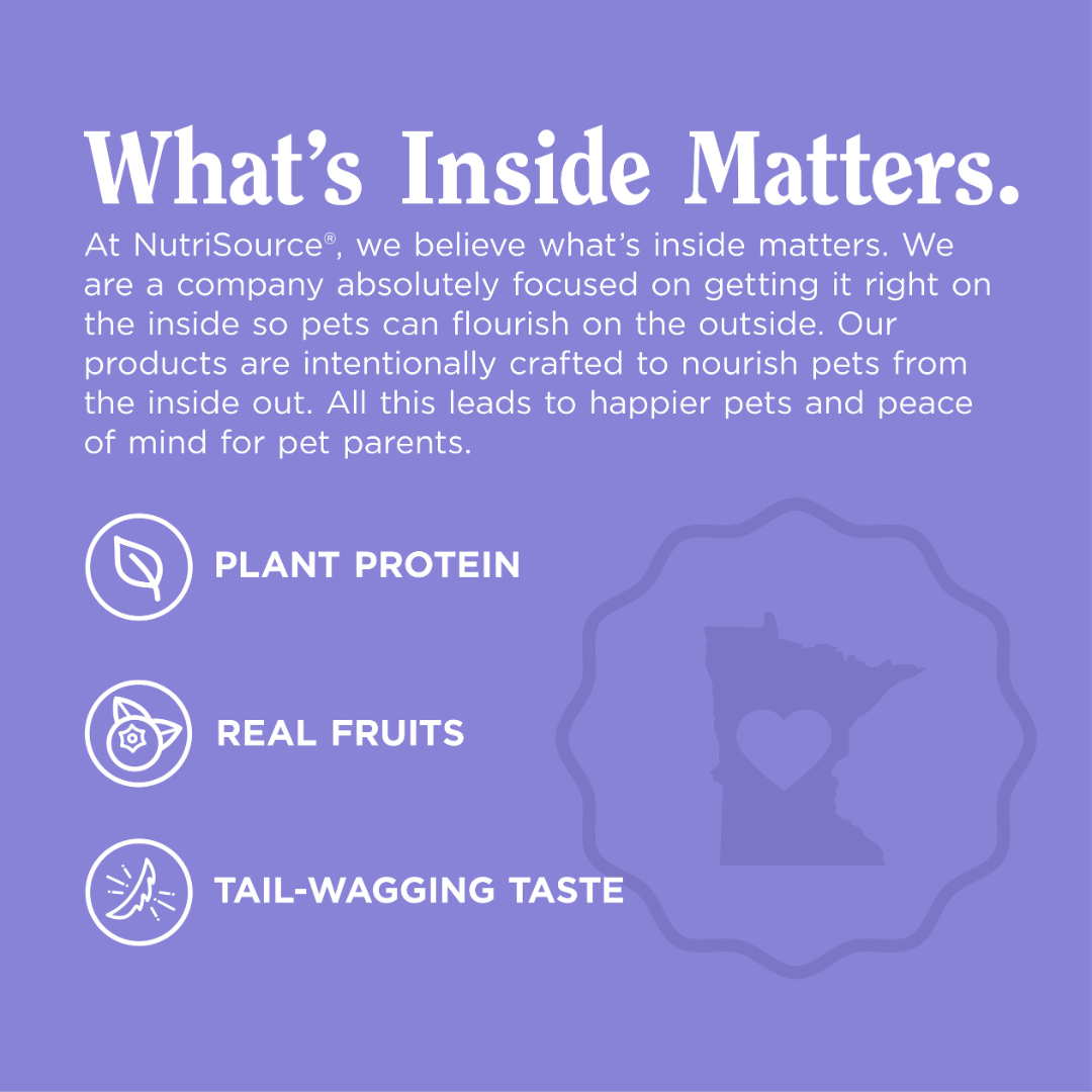 NutriSource Nutty Butter Bites Almond Butter & Blueberry Dog Treats