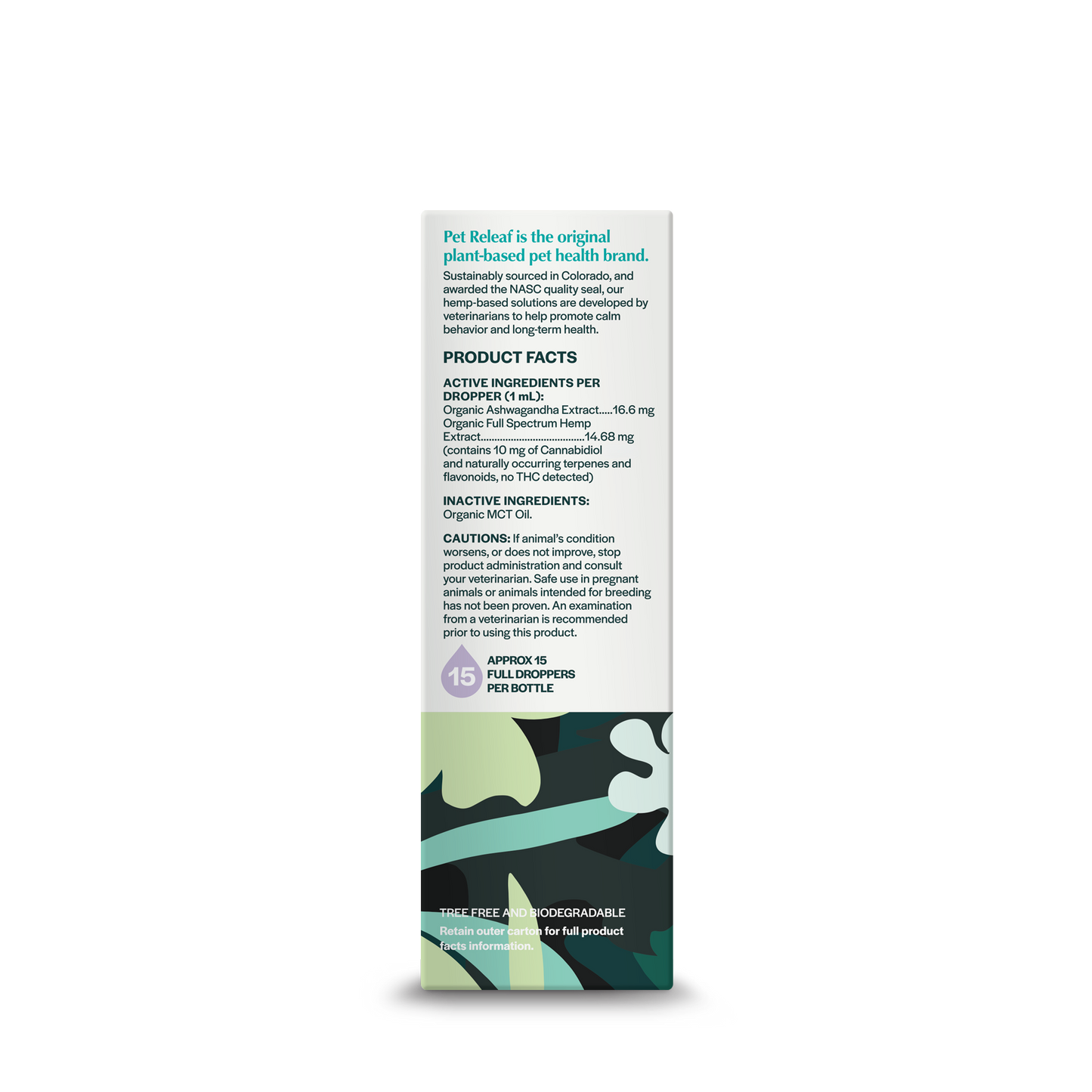 Pet Releaf Stress Releaf Mini Hemp Oil for Dogs and Cats