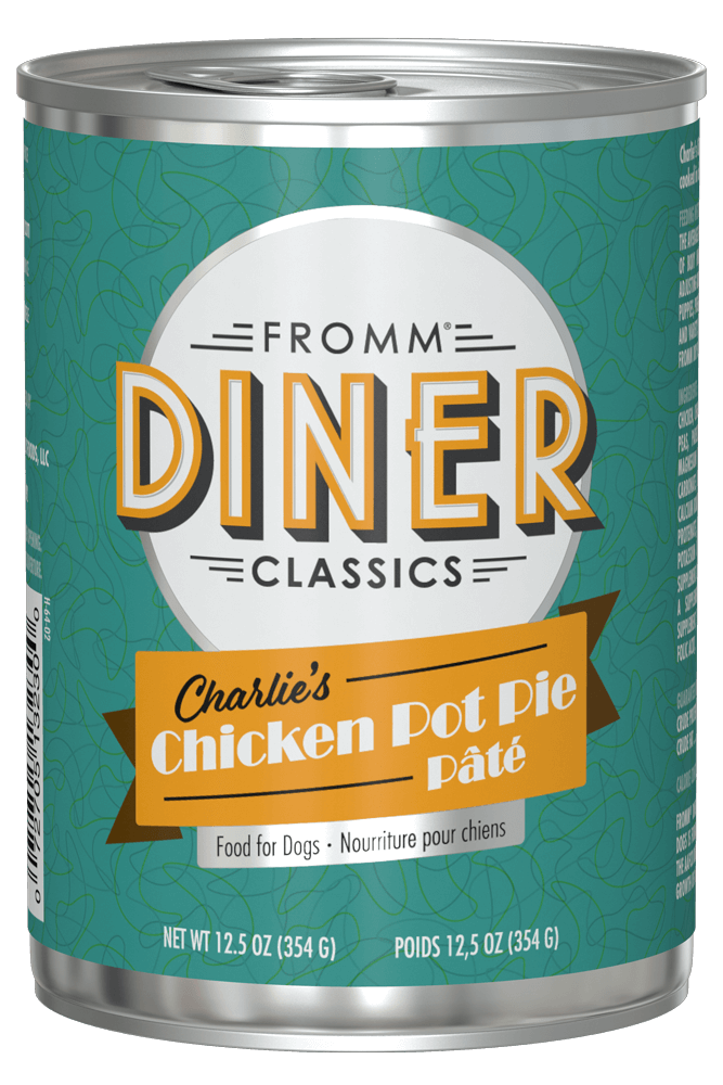 Fromm Diner Classics Charlie’s Chicken Pot Pie Pate Wet Dog Food