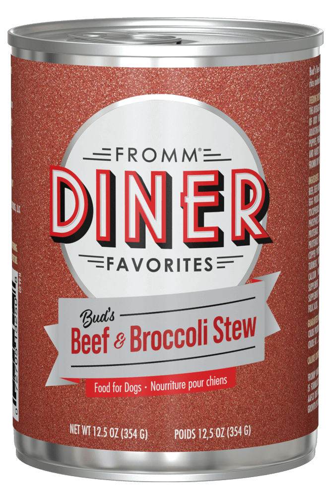 Fromm Diner Favorites Bud's Beef & Broccoli Stew Wet Dog Food