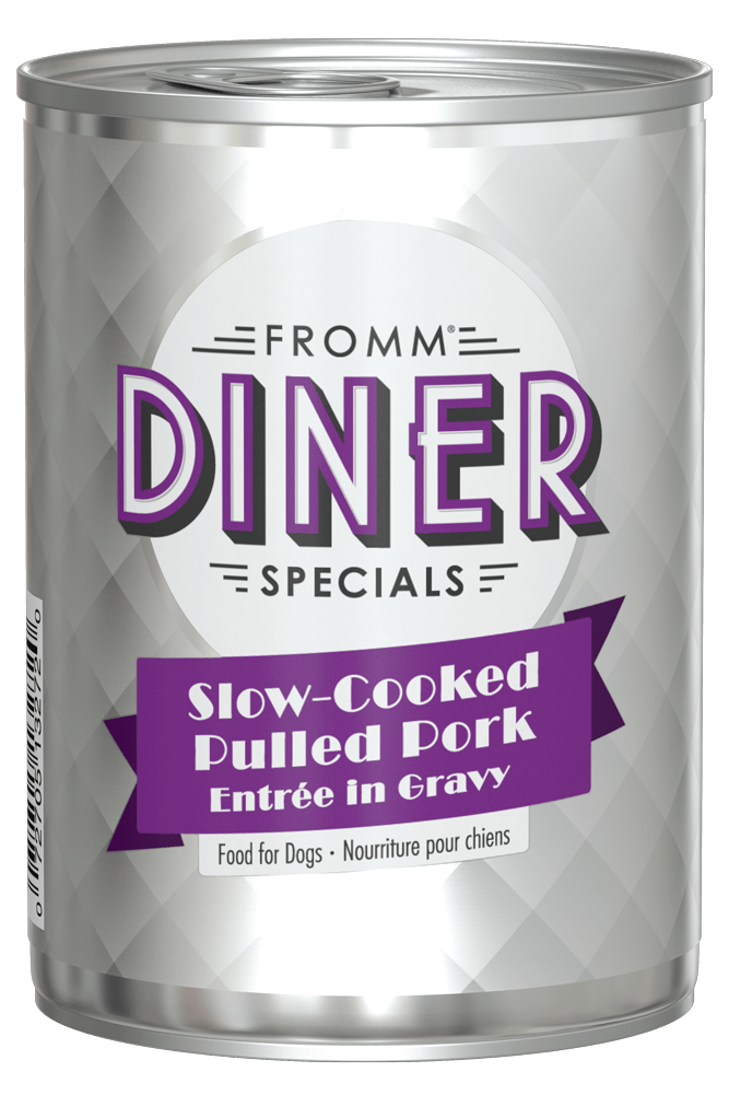 Fromm Diner Specials Slow-Cooked Pulled Pork Entree in Gravy Wet Dog Food