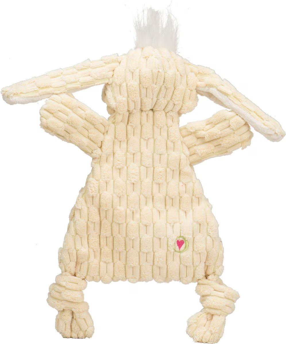 HuggleHounds Bobbi Bunny HuggleFlatties Plush Dog Toy