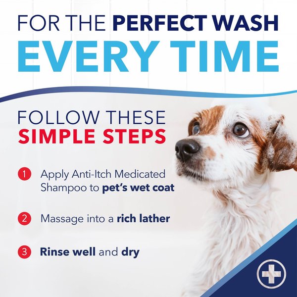 TropiClean OxyMed Medicated Itch Relief Oatmeal Shampoo for Dogs