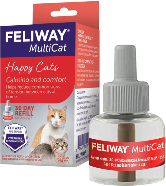 Feliway MultiCat 30 Day Calming Diffuser Refill for Cats