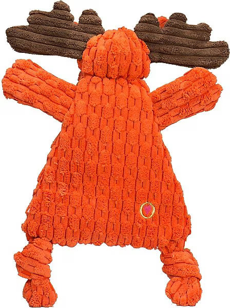 HuggleHounds Morris Moose HuggleFlatties Plush Dog Toy