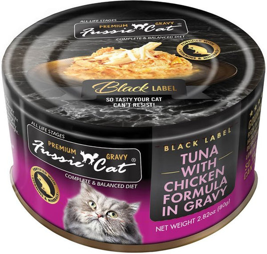 Fussie Cat Tuna with Chicken in Gravy Canned Cat Food