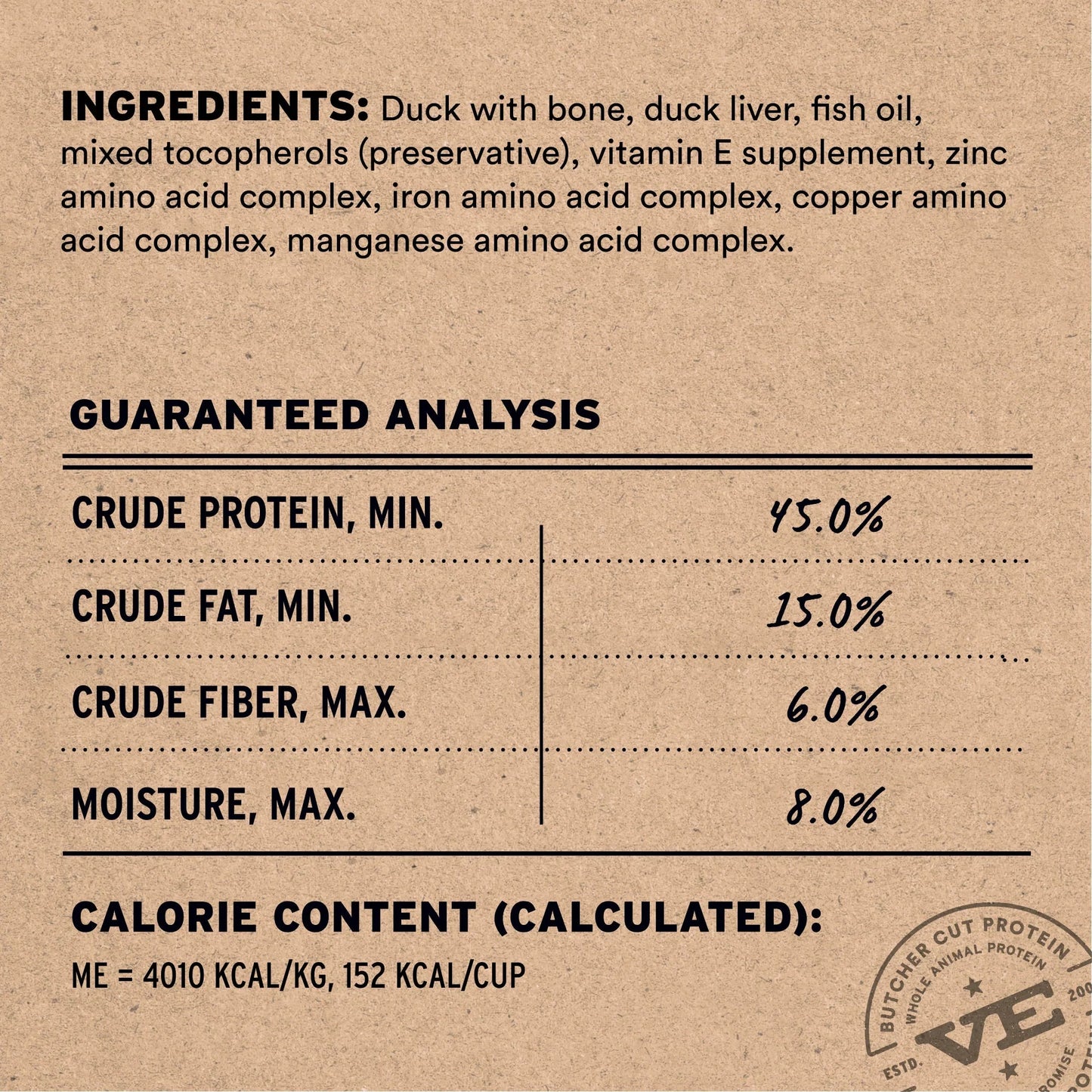 Vital Essentials Duck Entree Soft Nibs Freeze-Dried Raw Dog Food