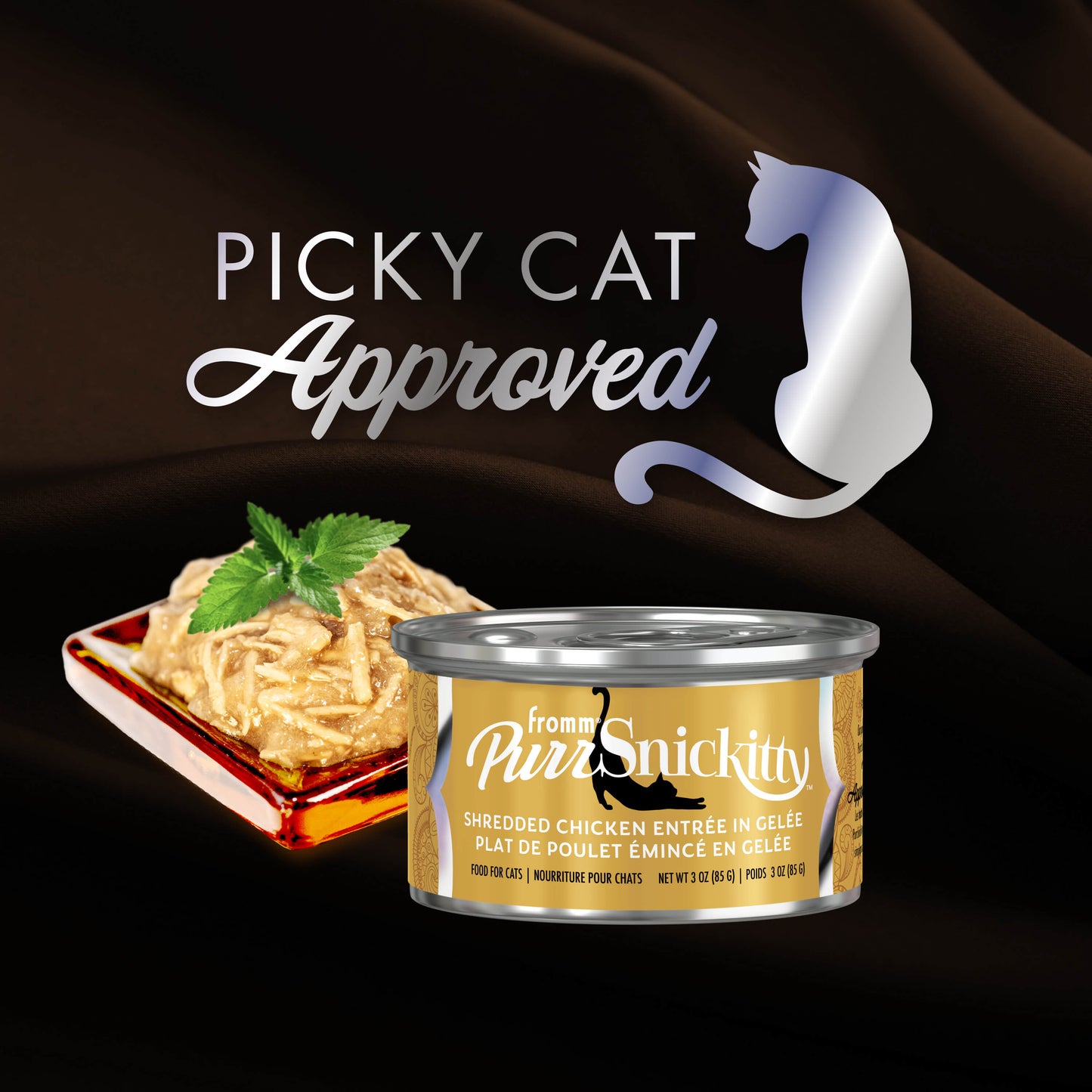 Fromm PurrSnickitty Shredded Chicken Entrée in Gelée