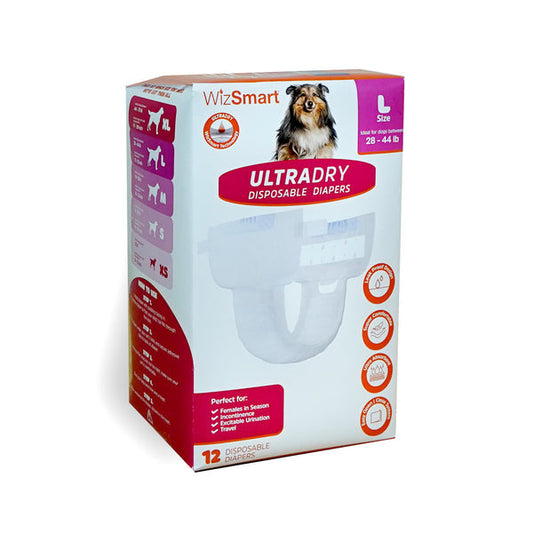 Wizsmart UltraDry Disposable Dog Diapers