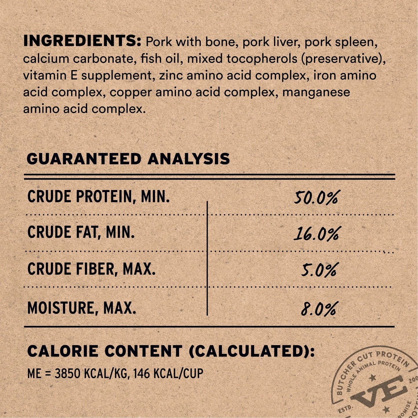 Vital Essentials Pork Entree Soft Nibs Freeze-Dried Raw Dog Food